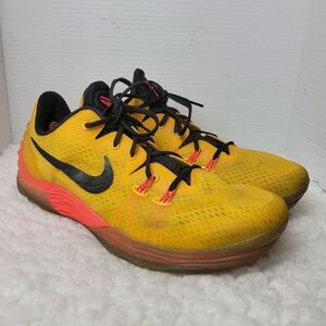 Nike Zoom Kobe Bryant Venomenon 3 Sneaker Sz 13 Black Yellow Orange 749884-706